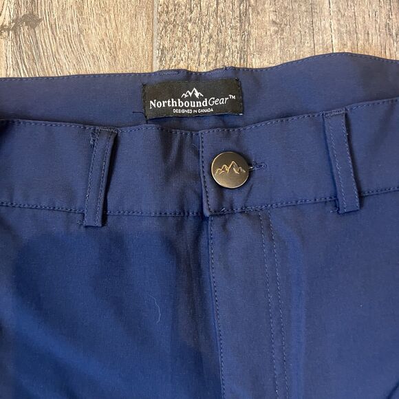 Northbound Gear Pants Mens 34X36 Blue Explorer Outdoor Summer Hiking vacay #131 - Picture 5 of 14